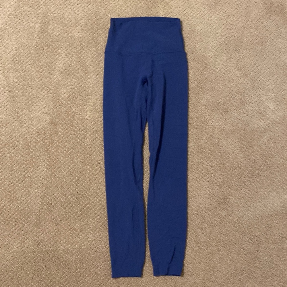LULULEMON BLUE ALIGN LEGGINGS 25”